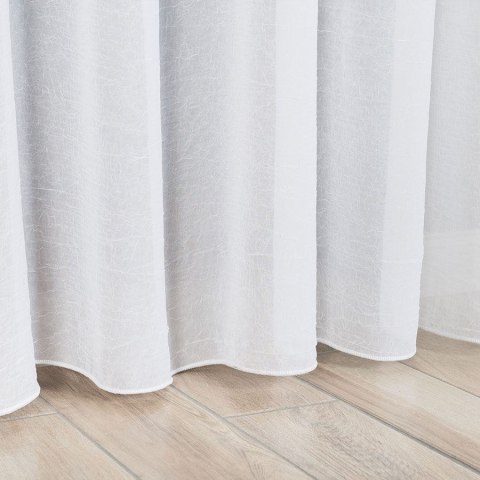 Woal kreszowany z ołowianką, wys. 270cm, kolor biały 002301/OLO/001/000270/1