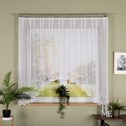 FAUSTYNA Firanka żakardowa gotowa, 160x300cm, kolor biały 004411/FBL/001/300160/1