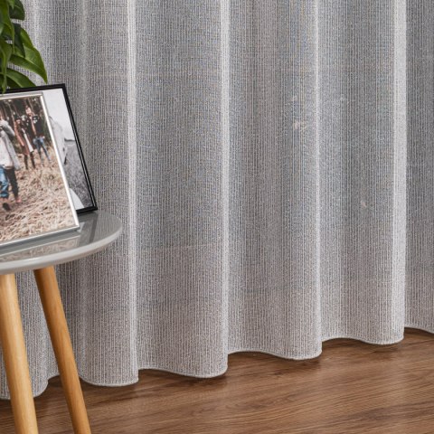 Firanka fantazyjna z ołowianką, wys. 300cm, kolor 020 szary 002040/OLO/020/000300/1