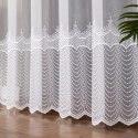 Firanka haftowana pasowa, wys. 300cm, kolor biały FH0045/768/001/000300/1