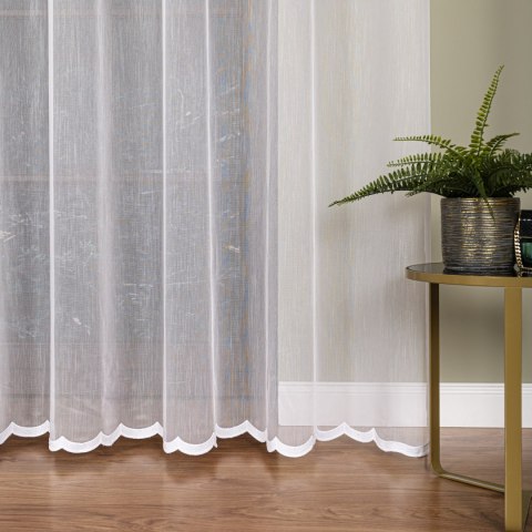 Firanka haftowana, wys. 300cm, kolor biały FH0050/768/001/000300/1