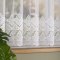 Firanka żakardowa ze wzorem na samym dole, wys. 155cm, kolor biały 015997/000/001/000155/1