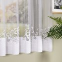 Firanka żakardowa ze wzorem na samym dole, wys. 175cm, kolor biały 107199/000/001/000175/1