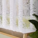 Firanka żakardowa ze wzorem po całości, wys. 150cm, kolor biały 361350/000/001/000150/1