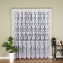 Firanka żakardowa ze wzorem po całości, wys. 250cm, kolor biały 049815/000/001/000250/1