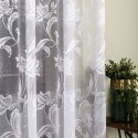 Firanka żakardowa ze wzorem po całości, wys. 250cm, kolor biały 049815/000/001/000250/1