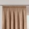 VELVI Zasłona gotowa na taśmie, 140x160cm, kolor 001 ciemny beżowy VELVI0/ZGT/001/140160/1