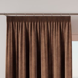 VELVI Zasłona gotowa na taśmie, 140x230cm, kolor 002 brązowy VELVI0/ZGT/002/140230/1