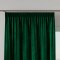 VELVI Zasłona gotowa na taśmie, 140x230cm, kolor 010 ciemny zielony; butelkowy VELVI0/ZGT/010/140230/1