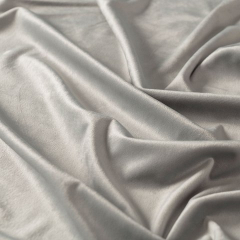 VELVI Zasłona gotowa na taśmie, 140x230cm, kolor 020 szary VELVI0/ZGT/020/140230/1