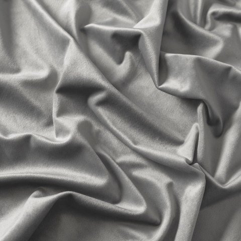 VELVI Zasłona gotowa na taśmie, 140x230cm, kolor 022 chłodny szary VELVI0/ZGT/022/140230/1