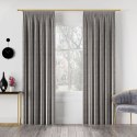 VELVI Zasłona gotowa na taśmie, 140x240cm, kolor 005 jasny szary VELVI0/ZGT/005/140240/1