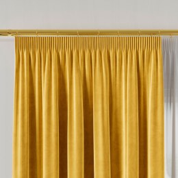 VELVI Zasłona gotowa na taśmie, 140x240cm, kolor 009 żółty VELVI0/ZGT/009/140240/1