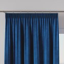 VELVI Zasłona gotowa na taśmie, 140x240cm, kolor 011 granatowy VELVI0/ZGT/011/140240/1