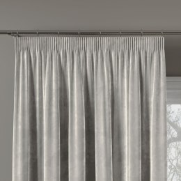 VELVI Zasłona gotowa na taśmie, 140x240cm, kolor 020 szary VELVI0/ZGT/020/140240/1