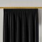 VELVI Zasłona gotowa na taśmie, 140x240cm, kolor 111 czarny VELVI0/ZGT/111/140240/1