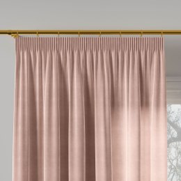VELVI Zasłona gotowa na taśmie, 140x250cm, kolor 004 pudrowy różowy VELVI0/ZGT/004/140250/1