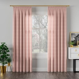 VELVI Zasłona gotowa na taśmie, 140x250cm, kolor 004 pudrowy różowy VELVI0/ZGT/004/140250/1