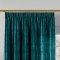 VELVI Zasłona gotowa na tasmie, 140x250cm, kolor 008 ciemny turkusowy; petrol VELVI0/ZGT/008/140250/1