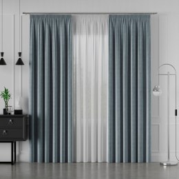 VELVI Zasłona gotowa na taśmie, 140x250cm, kolor 063 niebieski VELVI0/ZGT/063/140250/1