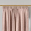VELVI Zasłona gotowa na taśmie, 140x260cm, kolor 014 jasny różowy VELVI0/ZGT/014/140260/1