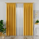 VELVI Zasłona gotowa na taśmie, 140x260cm, kolor 019 szafranowy VELVI0/ZGT/019/140260/1