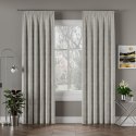 VELVI Zasłona gotowa na taśmie, 140x260cm, kolor 020 szary VELVI0/ZGT/020/140260/1