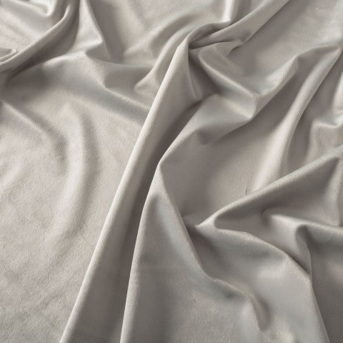 VELVI Zasłona gotowa na taśmie, 140x260cm, kolor 021 pastelowy szary VELVI0/ZGT/021/140260/1