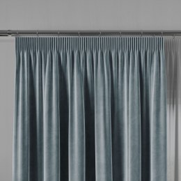 VELVI Zasłona gotowa na taśmie, 140x260cm, kolor 063 niebieski VELVI0/ZGT/063/140260/1