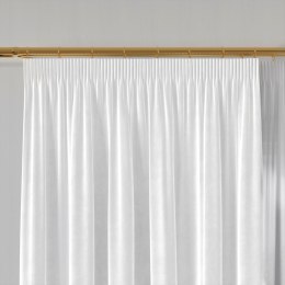 VELVI Zasłona gotowa na taśmie, 140x260cm, kolor 101 biały VELVI0/ZGT/101/140260/1