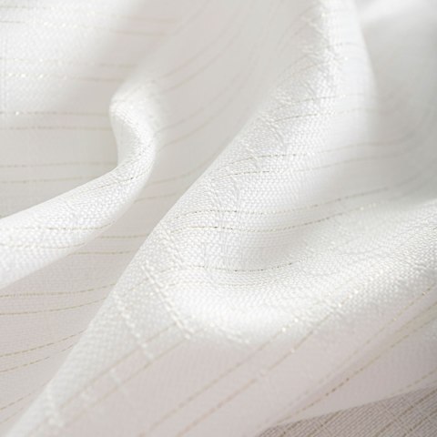 ZJM WODOODPORNY Tkanina dekoracyjna, szer. 165cm, kolor 014 offwhite z złotym lurexem D00000/ZJM/014/165000/1