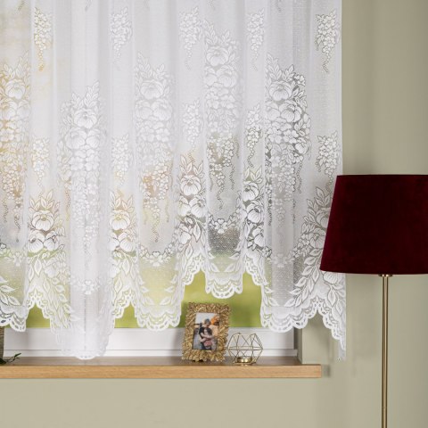 ADELA Firanka żakardowa gotowa, 160x300cm, kolor biały 361350/FBL/001/300160/1