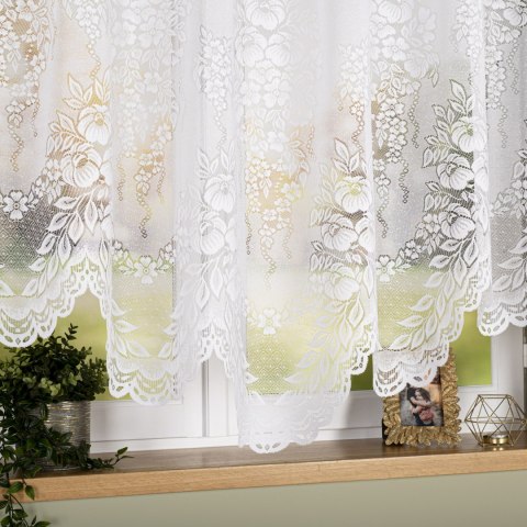 ADELA Firanka żakardowa gotowa, 160x300cm, kolor biały 361350/FBL/001/300160/1