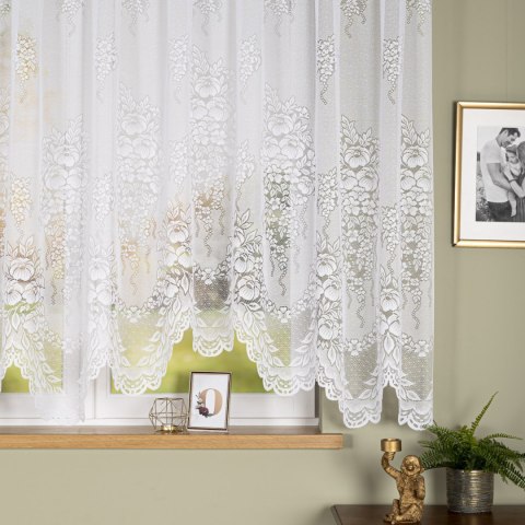 ADELA Firanka żakardowa gotowa, 160x400cm, kolor biały 361350/FBL/001/400160/1