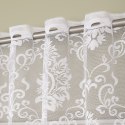 APOLONIA Firanka żakardowa gotowa na prosto, 240x140 cm, kolor biały 022702/FBP/001/140240/1
