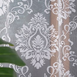 APOLONIA Firanka żakardowa gotowa na prosto, 250x140 cm, kolor biały 022702/FBP/001/140250/1