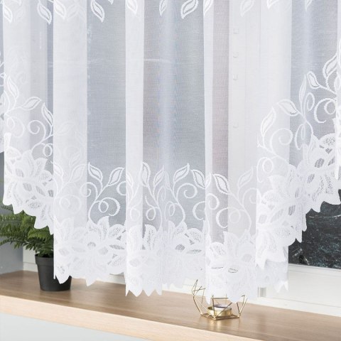 BASTIA Firanka żakardowa gotowa, 160x600cm, kolor biały 648107/FBL/001/600160/1
