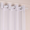 EGRET Firana gotowa na przelotkach, 250x140cm, kolor biały 626077/FGP/001/140250/1