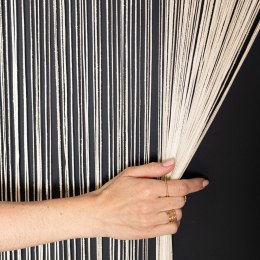 FABIO Makaron żakardowy gotowy, 250x100cm, kolor kremowy 044409/PBP/004/100250/1