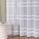 Firana fantazyjna z ołowianką, wys. 300cm, kolor 002 offwhite 330068/OLO/002/000300/1