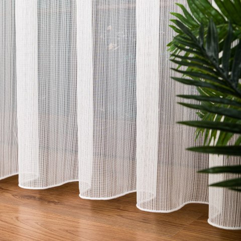 Firanka fantazyjna z ołowianką, wys. 300cm, kolor naturalny 001875/OLO/010/000300/1