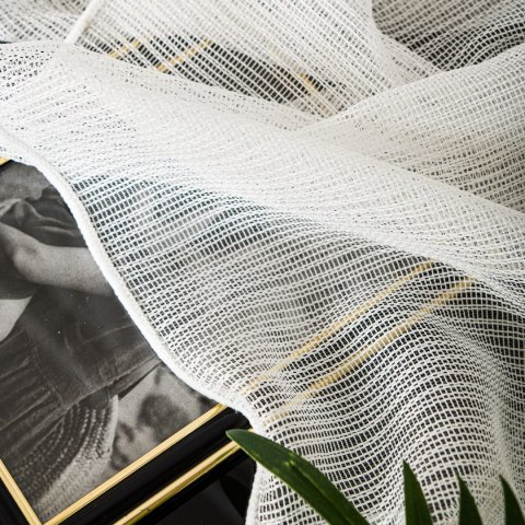 Firanka fantazyjna z ołowianką, wys. 300cm, kolor naturalny 001875/OLO/010/000300/1
