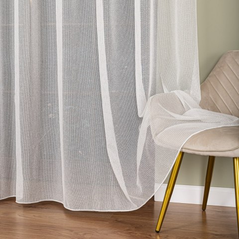 Firanka fantazyjna z ołowianką, wys. 300cm, kolor 012 kremowy 002040/OLO/012/000300/1