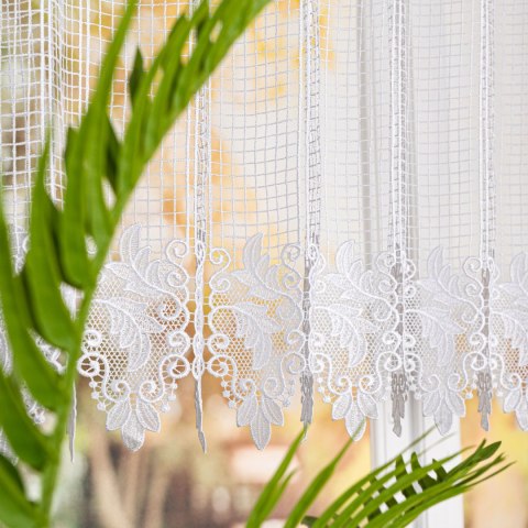 Firanka gipiurowa, wys. 110cm, kolor biały 016409/447/001/000110/1