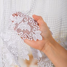 Firanka gipiurowa, wys. 110cm, kolor biały 016409/447/001/000110/1