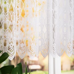 Firanka gipiurowa, wys. 130cm, kolor biały 016451/447/001/000130/1