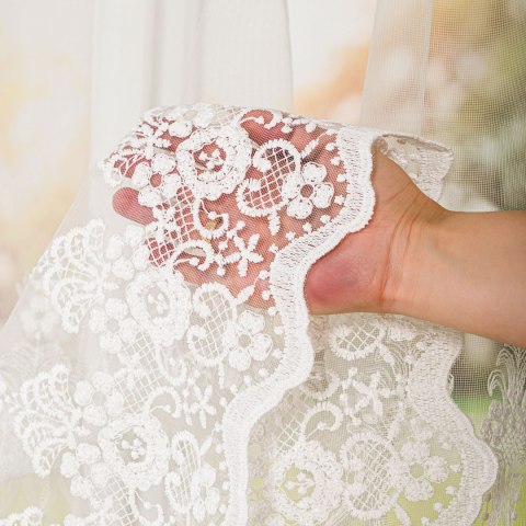 Firanka haftowana z samym dołem, wys. 170cm, kolor 010 offwhite FH0036/020/010/000170/1