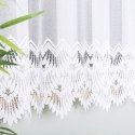 Firanka żakardowa ze wzorem na samym dole, wys. 170cm, kolor biały 018989/000/001/000170/1