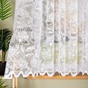 Firanka żakardowa ze wzorem po całości, wys. 160cm, kolor biały 037800/000/001/000160/1