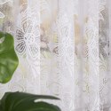 Firanka żakardowa ze wzorem po całości, wys. 175cm, kolor biały 004713/000/001/000175/1